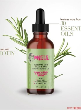 Mielle Organic Rosemary Oil Mint Scalp Hair Strengthening