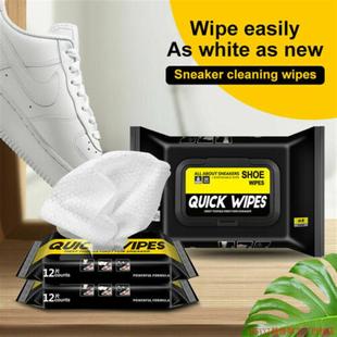 Biaoqi Sneaker Cleaning wipes Quick Clean Shoe Wet Wipe 4pac