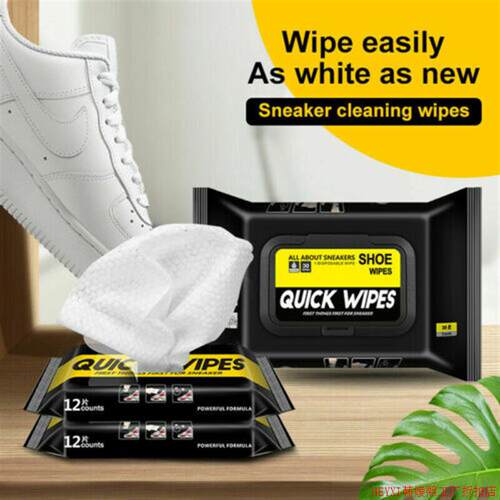Biaoqi Sneaker Cleaning wipes Quick Clean Shoe Wet Wipe 4pac