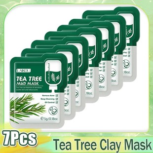 Tea Tree Clay Face Mask Acne Repair Deep Cleansing Moisturiz