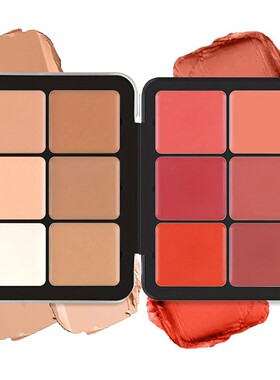 12-color iron box concealer blush cream matte highlight cont