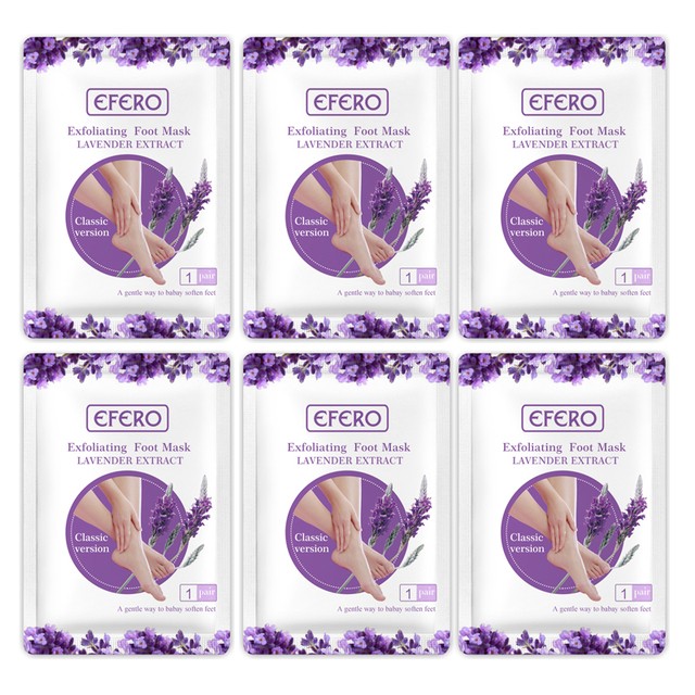 6packs Exfoliating Foot Mask Scrub Foot Care Feet Patches So