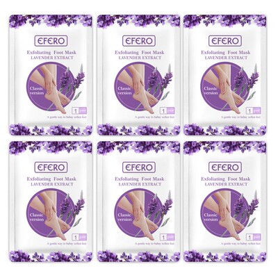 6packs Exfoliating Foot Mask Scrub Foot Care Feet Patches So