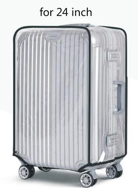 Transparent PVC Luggage Cover Waterproof Trolley Suitcase Du