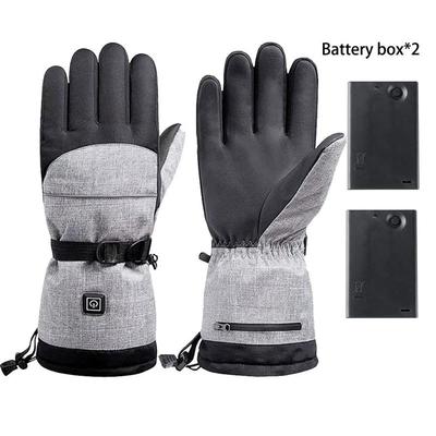 Heated Gloves With Battery Case Powered Electric Heating Han