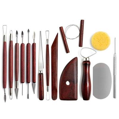 Pottery Clay Sculpting Tools Pottery Carving Tool Kit With C