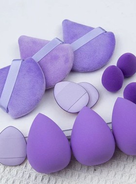 12/14Pcs Makeup Sponge Cosmetic Puff Foundation Sponges Blen