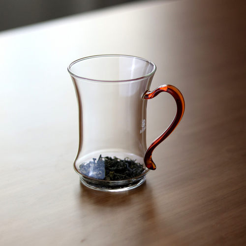 高颜值绿茶杯耐热玻璃杯子泡茶杯