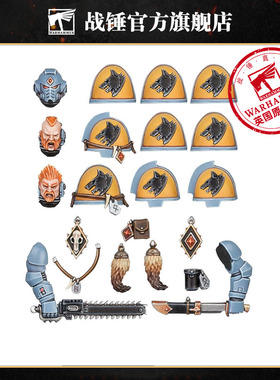 战锤40K 太空野狼原铸改件 SPACE WOLVES PRIMARIS UPGRADES