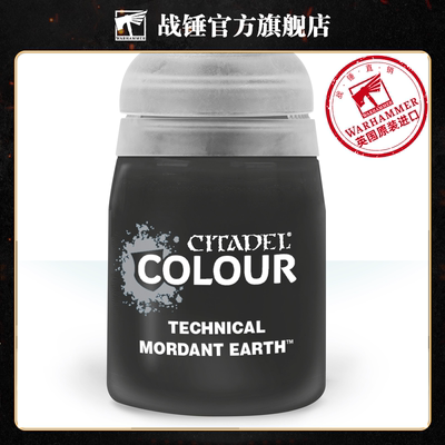 战锤 CITADEL 颜料 技术漆TECHNICAL: MORDANT EARTH (24ML)