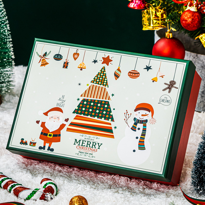 圣诞节礼物盒空盒仪式感围巾礼品包装盒高档伴手礼盒子大号送女友