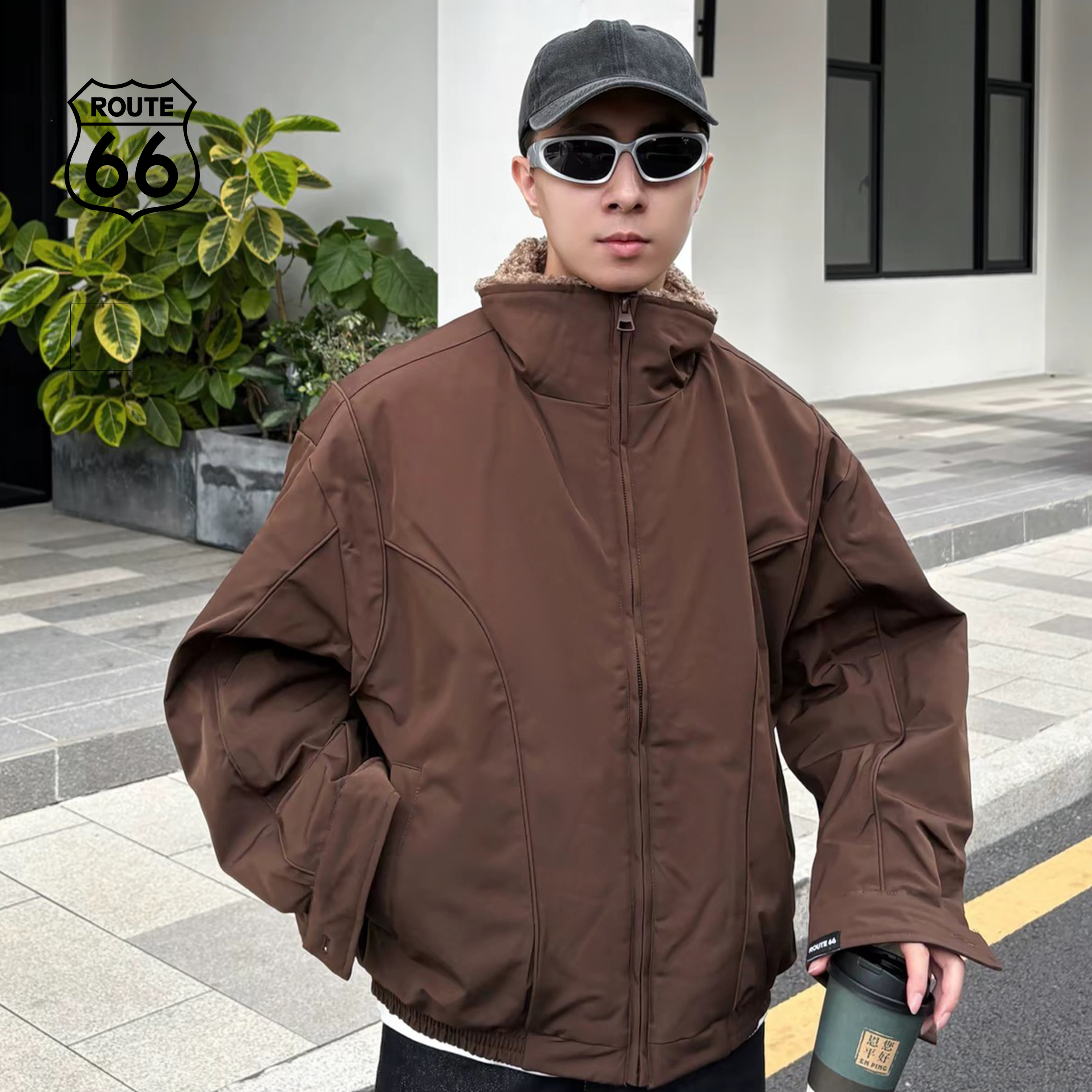 白鸭绒毛领羽绒服保暖外套