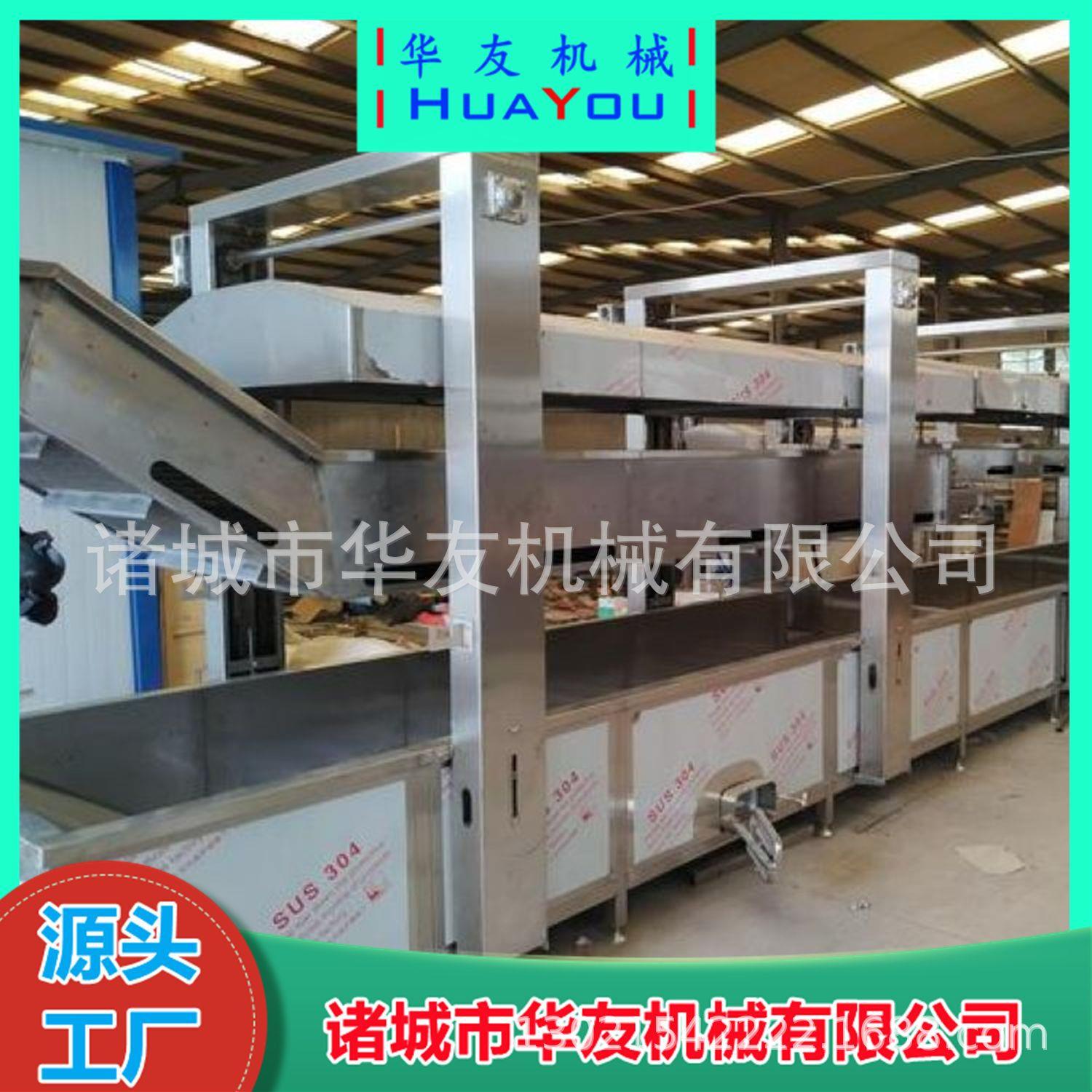 新款连续式豆角海带丝漂烫杀青机豆芽菜山野菜预煮杀青设备