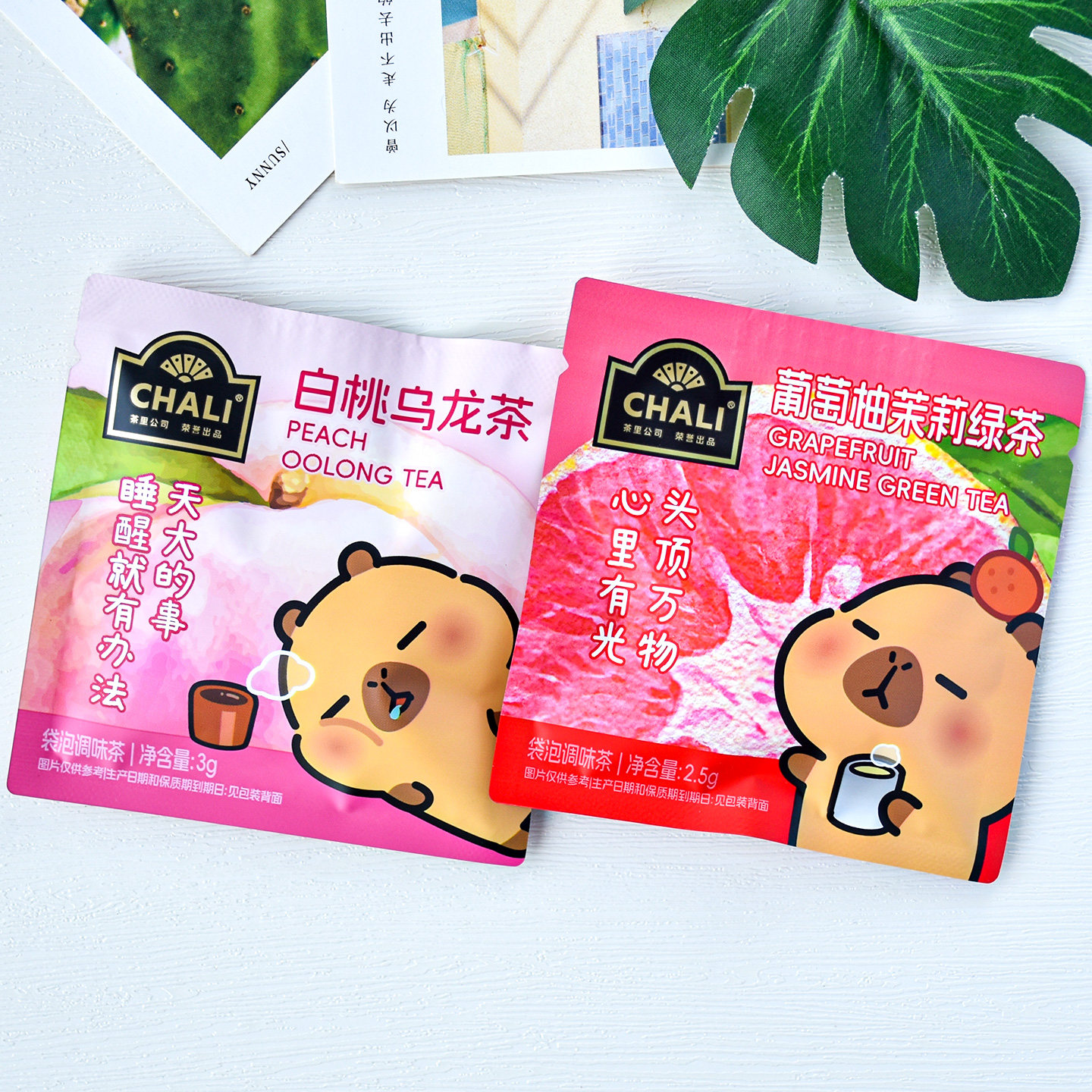 CHALI茶里茶包葡萄柚茉莉绿茶白桃乌龙茶袋泡调味茶小包