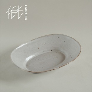 盖碗 餐盘 饭碗 手作器皿 水果沙拉盘 李芸 作光 粉引咖啡杯