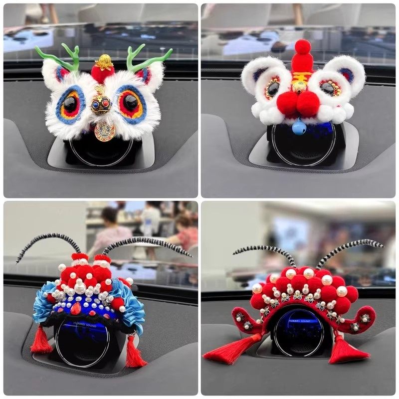 AITO问界M9/M8/S9/R7/M7/M5/H5中置音箱喇叭帽子装饰品哈雷头盔黑