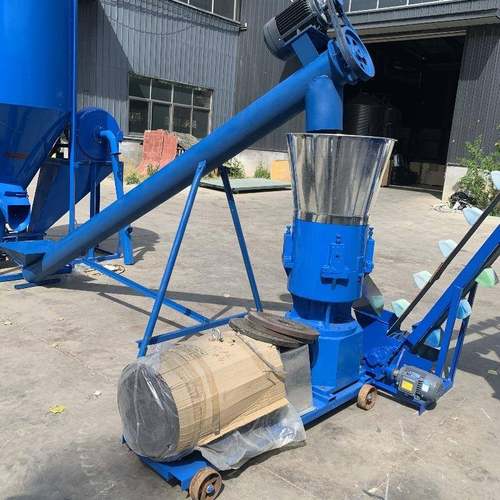 畜牧养殖大型饲料颗粒机牛羊猪鸡鸭鹅兔重量制粒机秸秆稻壳饲料机