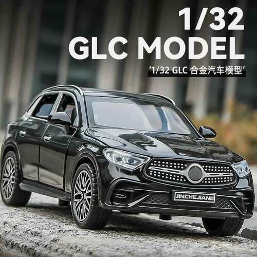 新款将1:32奔弛GLC400E合金车模型仿真SUV摆件儿童玩具车
