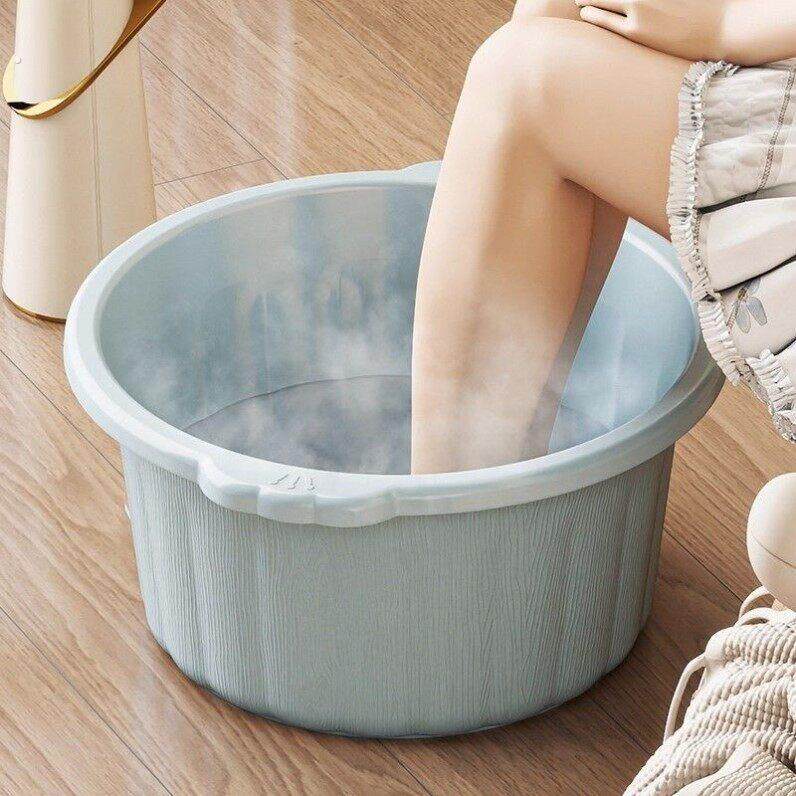 泡脚桶2025新款家用加厚养生泡脚盆按摩足浴专用宿舍过小腿洗脚桶