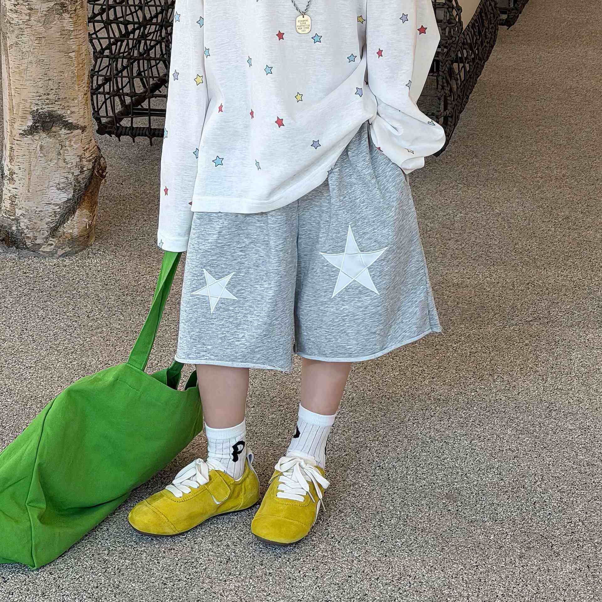 儿童夏装裤子男童宽松运