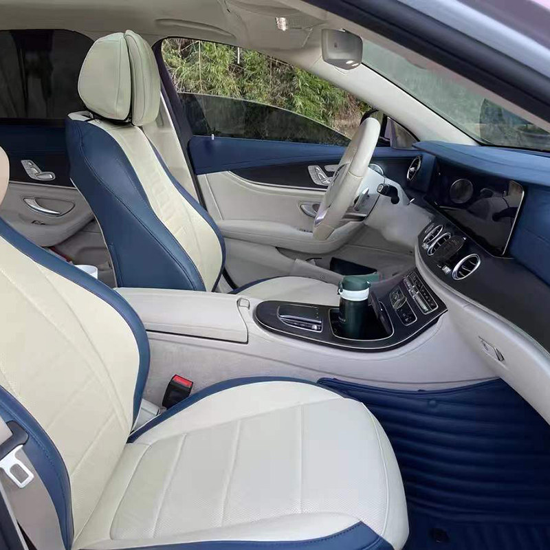 适用奔驰E300L坐垫定制C260L glc e260coupe座椅套S级gle汽车座套