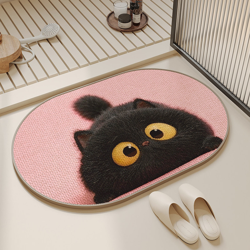 浴室亚麻编织地垫卫生间吸水防滑免洗防水垫子速干耐脏吸水垫脚垫,居家布艺,家用脚垫,淘宝优惠券,粉丝福利购,淘宝优惠卷