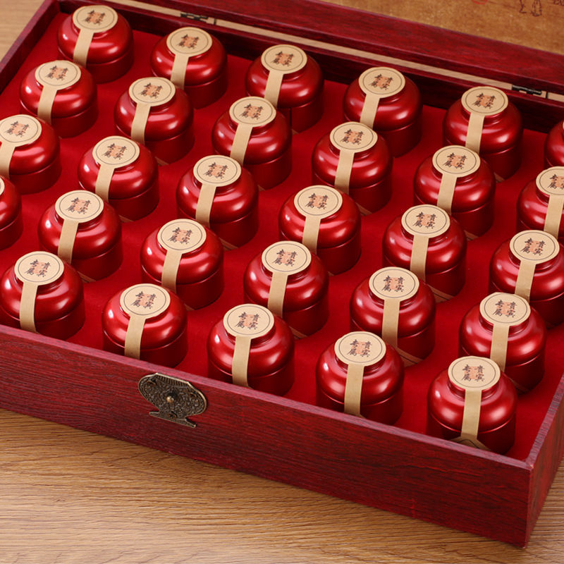 醇香30罐木质礼盒碎银子500g