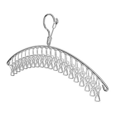 加粗304不锈钢夹子晾衣架