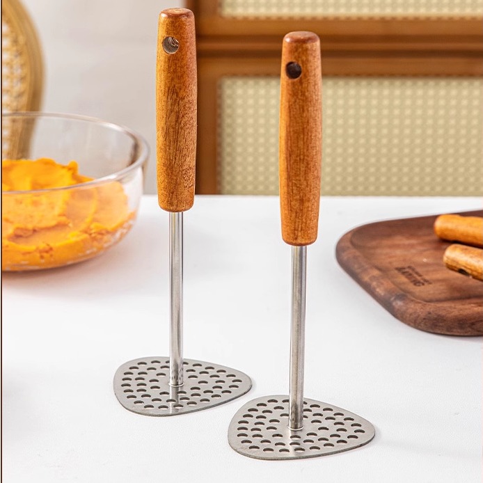 压泥神器不锈钢土豆泥捣泥压蛋器辅食捣碎碾压工具勺家用加厚