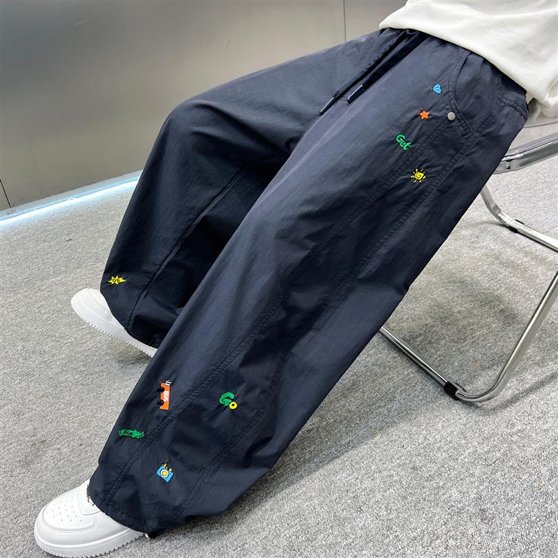 儿童套装男童夏装薄款裤子2026新款夏季中大童防蚊弯刀裤夏款长裤