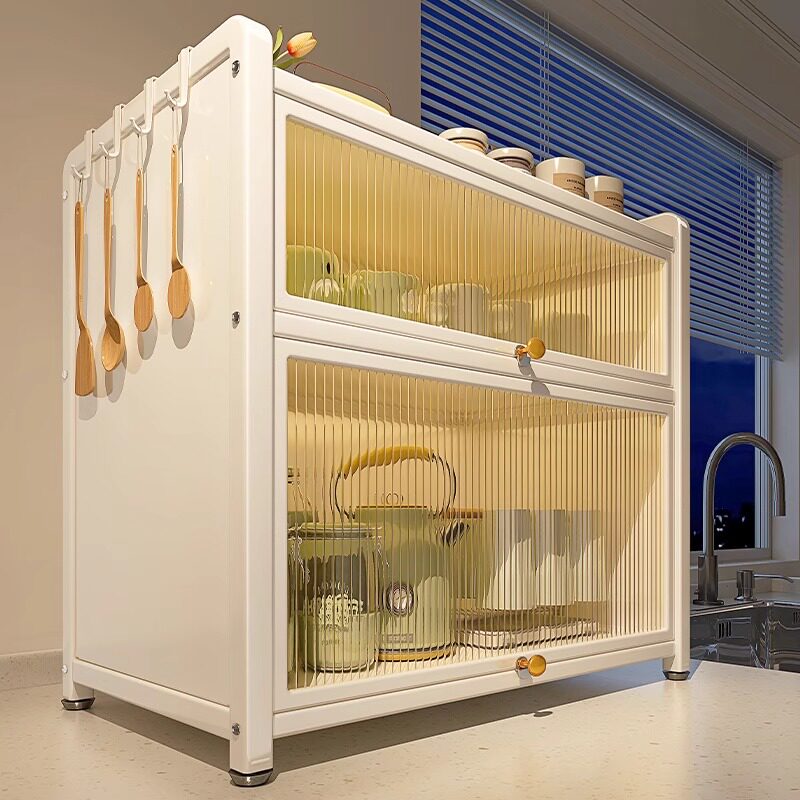 加厚杯子收纳置物架水杯储物柜防尘桌面放茶杯具咖啡马克杯收纳盒