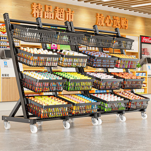 新款超市货架展示架仓库置物架多层商用便利店货物架小卖部收纳架