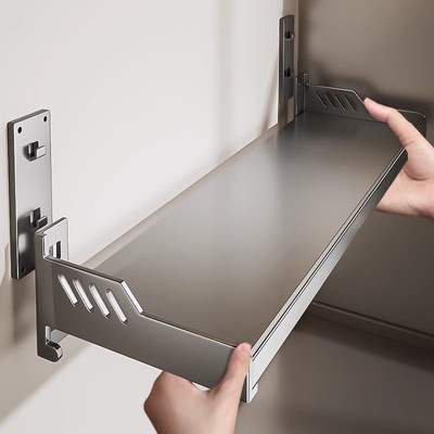 厨房微波炉置物架免打孔壁挂式