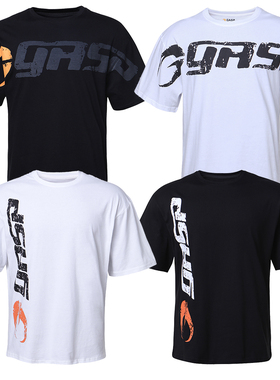 GASP短袖肌肉兄弟夏运动T恤男背心宽松上衣训练健美盖世璞健身服