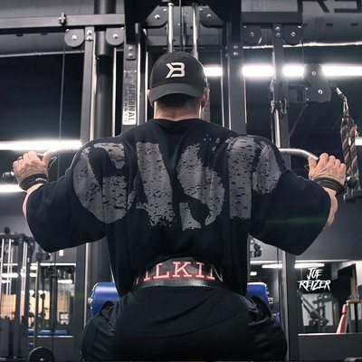 GASP新款短袖肌肉狗兄弟运动T恤男宽松上衣训练健美盖世璞健身服