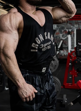 GASP美式背心夏季宽松健美显大训练运动健身肌肉坎肩潮男款T吸汗