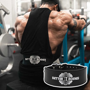 GASP盖世璞头层真牛皮健身腰带深蹲硬拉SBD力量举重专业健美护腰