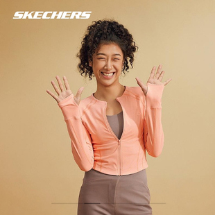 斯凯奇瑜伽Freedom自在系列女士运动外套上衣P224W119