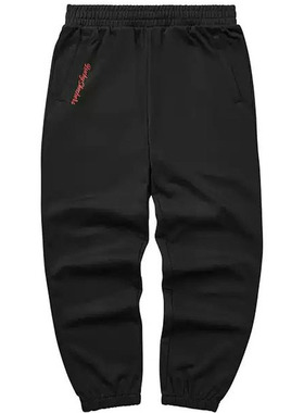 Skechers斯凯奇2025春秋新款休闲潮流运动裤时尚束脚卫裤L124M024