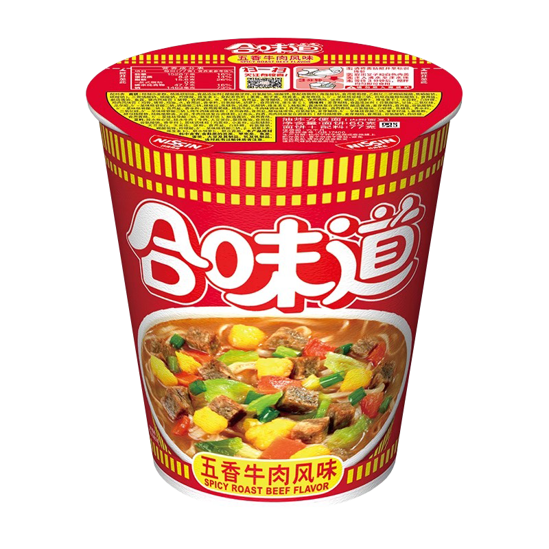 NISSIN日清合味道蝦仁香辣海鮮冬陰功牛肉面小杯面速食泡面方便面