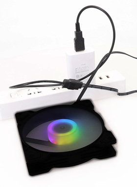 注塑一体式 USB转4Pin线 电脑机箱风扇转换线 USB线 CPU风扇线