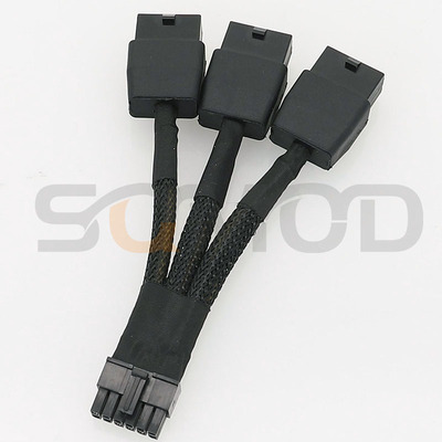 SQC41显卡3x8pin PCI-e 12Pin 12VHPWR 兼容NVIDIA Ampere GEFORCE RTX 3060ti 3070 3080 3090 RTX 12Pin