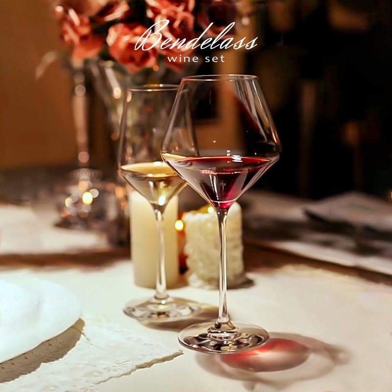 红酒杯套装高级感家用德国进口轻奢水晶雷司令白葡萄勃艮第高脚杯