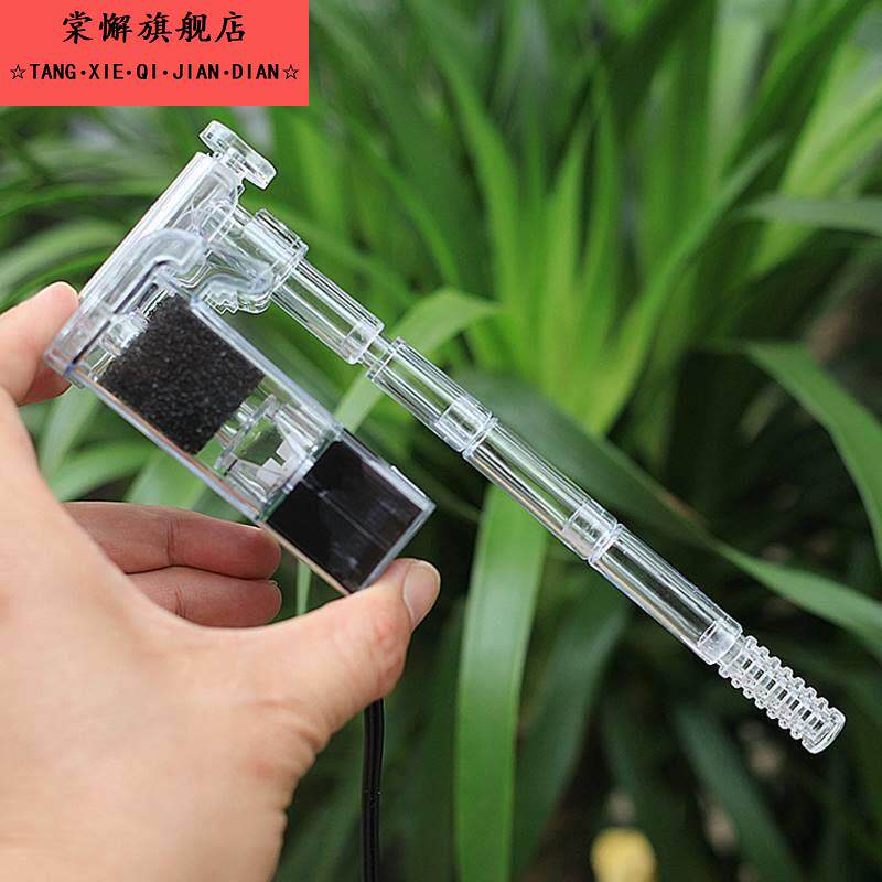 鱼缸外挂过滤制氧一体机过滤器净水循环三合一瀑布迷你超静音桌面