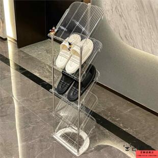简易鞋架2025爆款入户门家用门口超窄小型拖鞋收纳架多层小窄鞋柜