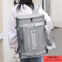 新款钓鱼背包男防水双肩包工具渔具包鱼具帆布收纳专用钓椅溪流钓