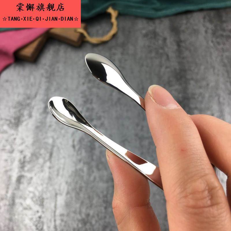 304不锈钢糖夹冰糖红糖可爱咖啡方糖冰块柠檬片小菜食品小号夹子