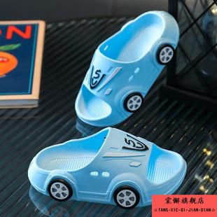 2025新款 男童小孩防滑寶寶男孩女孩汽車發(fā)光涼拖 夏季 兒童亮燈拖鞋
