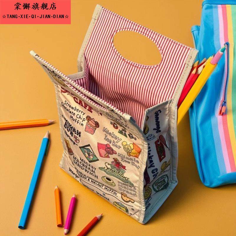 设计感韩版ins笔袋学生初高中小众简约日系复古大容量文具化妆手提收纳袋