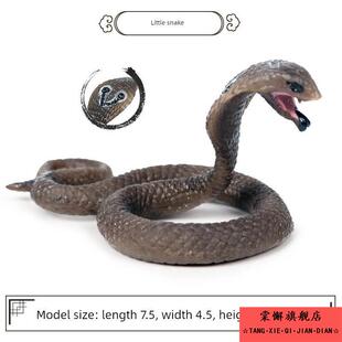 。男孩儿童塑胶蛇玩具软胶彷真动物巨蟒大蟒蛇玩偶恐龙模型摆件套
